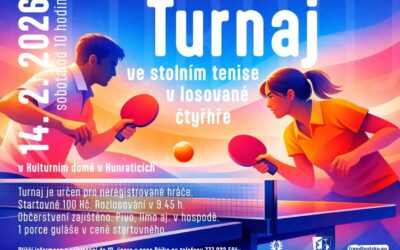 Akce na Frýdlantsku 1 Turnaj ve stolním tenise – Kunratice
