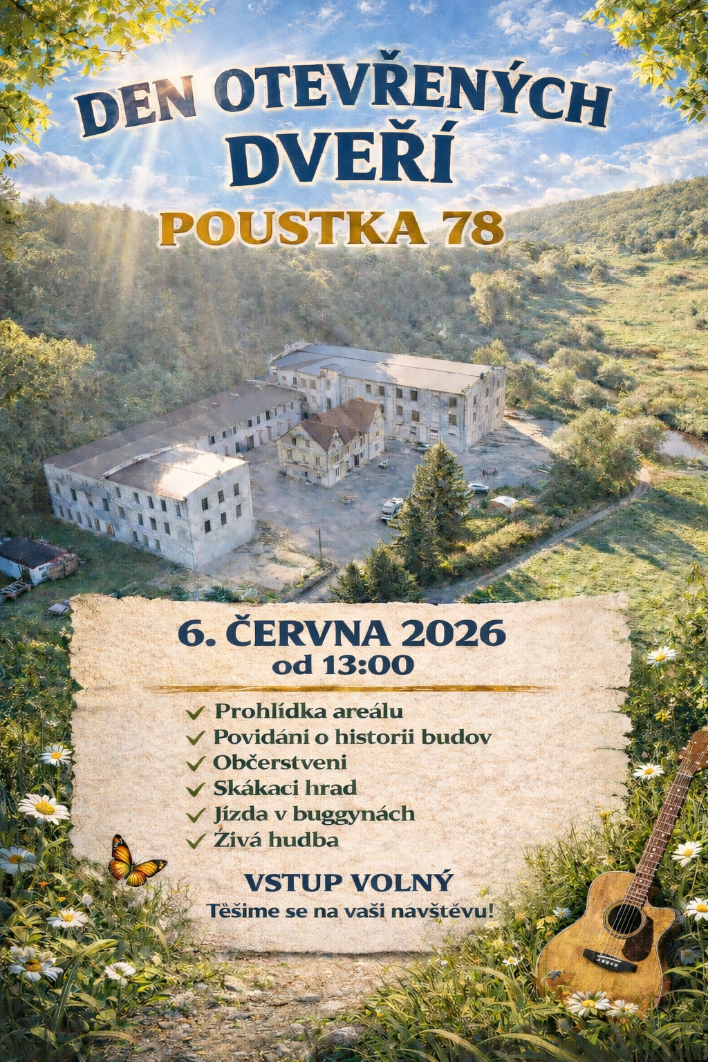 den otevrenych dveri poustka den otevrenych dveri poustka