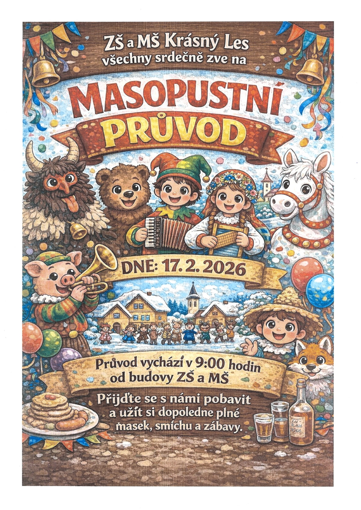 masopust krasny les