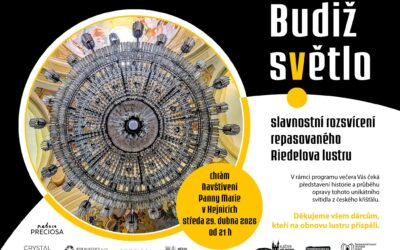 Budiž světlo! Slavnostní rozsvícení Riedlova lustru