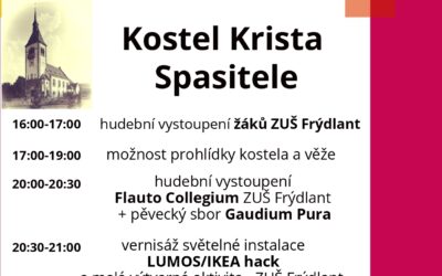 Akce na Frýdlantsku 4 Noc kostelů v kostele Krista Spasitele, Frýdlant