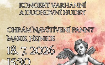 Střední škola hospodářská a lesnická Frýdlant 55 Zpívejte, radujte se, oslavujte! Koncert varhanní a duchovní hudby.